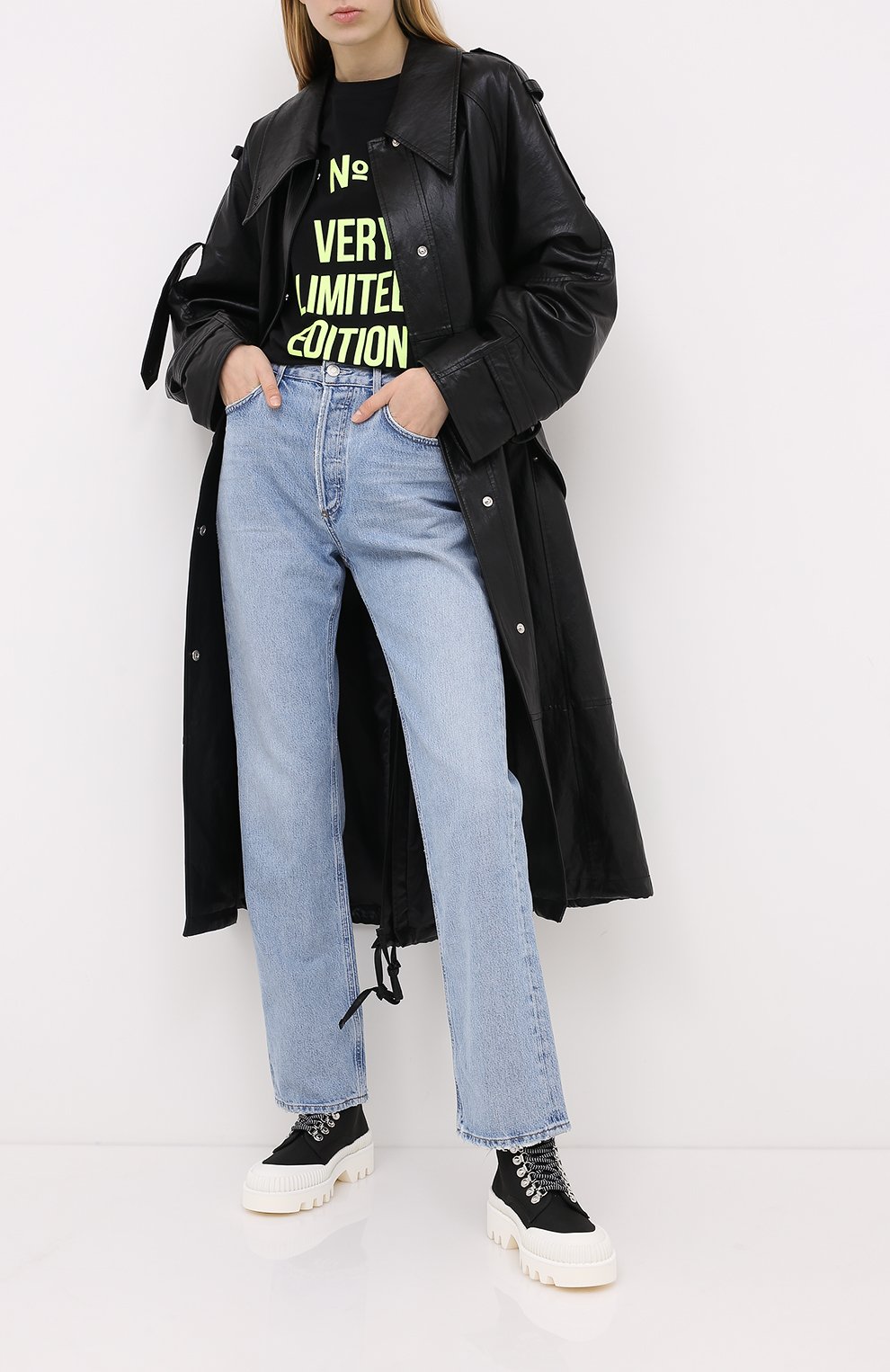 Хлопковая футболка SEVEN LAB, арт. T20-№1VLE neon black, фото 2