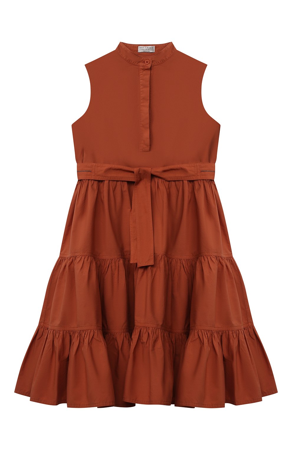 Хлопковое платье BRUNELLO CUCINELLI, арт. BH139A214C, фото 1