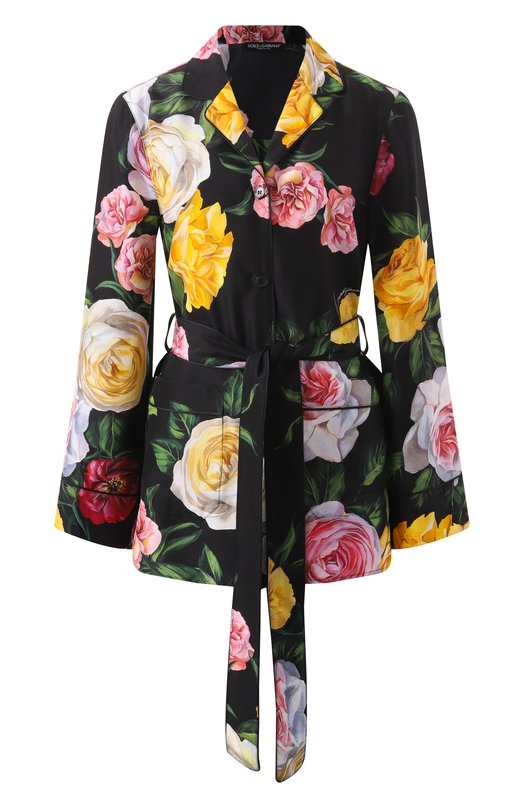 Шелковая блузка Dolce & Gabbana F5I89T/IS1XJ Разноцветный F5I89T/IS1XJ