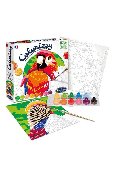 Раскраска по номерам птицы SENTOSPHERE, арт. 4501