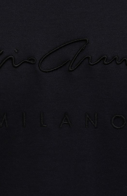 Хлопковая футболка Giorgio Armani 6GSM90/SJRQZ Синий  6GSM90/SJRQZ Фото 5