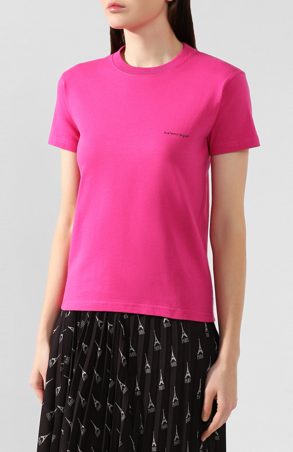 Хлопковая футболка BALENCIAGA, арт. 570796/TBV43, фото 3