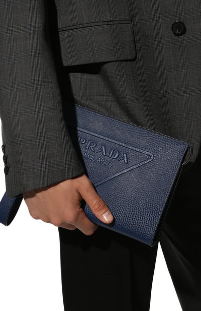 Кожаная борсетка PRADA, арт. 2VF039-2FAD-F0016-OOO, фото 2