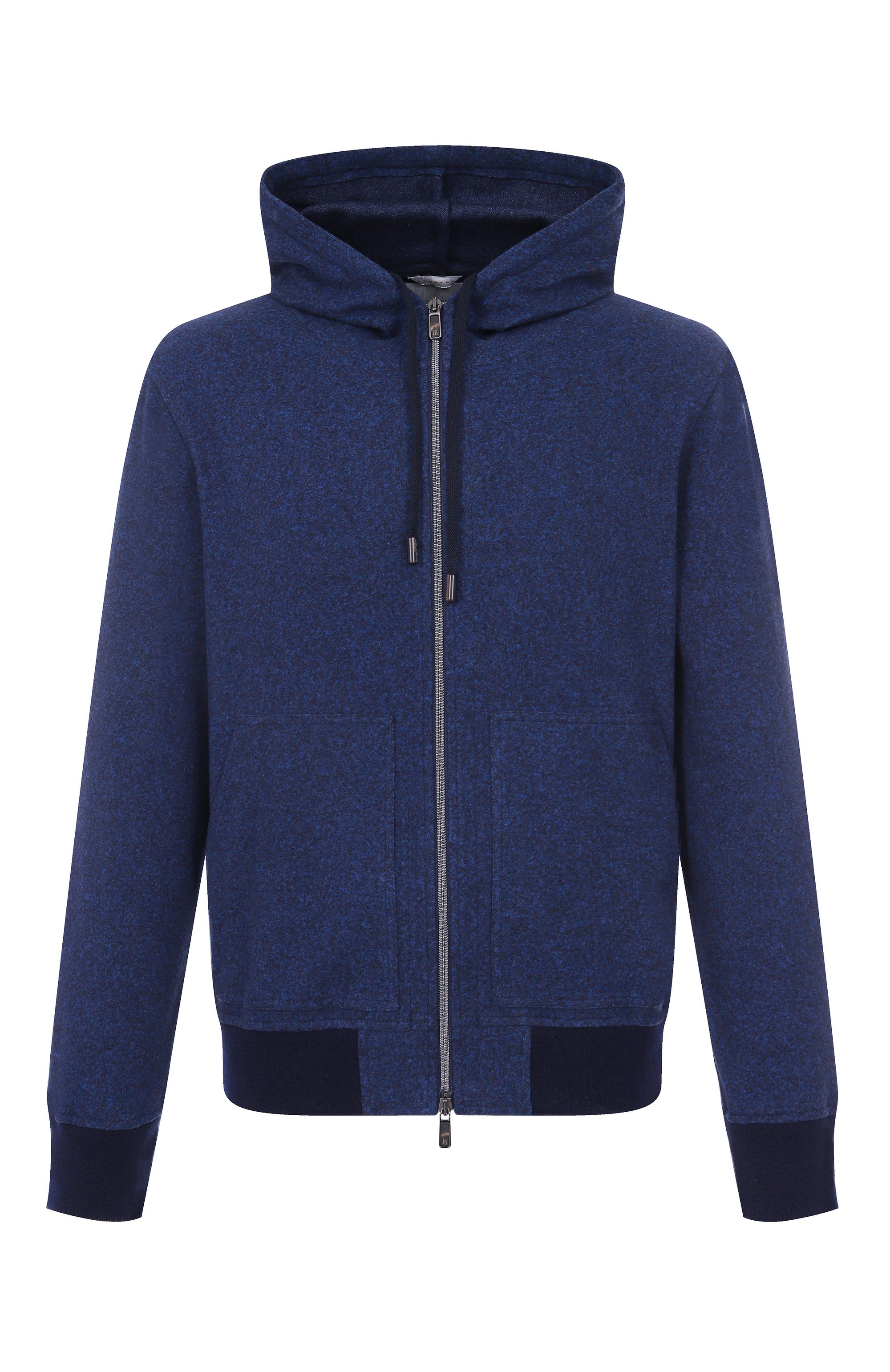 Толстовка из хлопка и шерсти CAPOBIANCO синего цвета по цене 94600 руб., арт. 19M409.FS00., фото 1 Толстовка из хлопка и шерсти CAPOBIANCO, арт. 19M409.FS00., фото 1