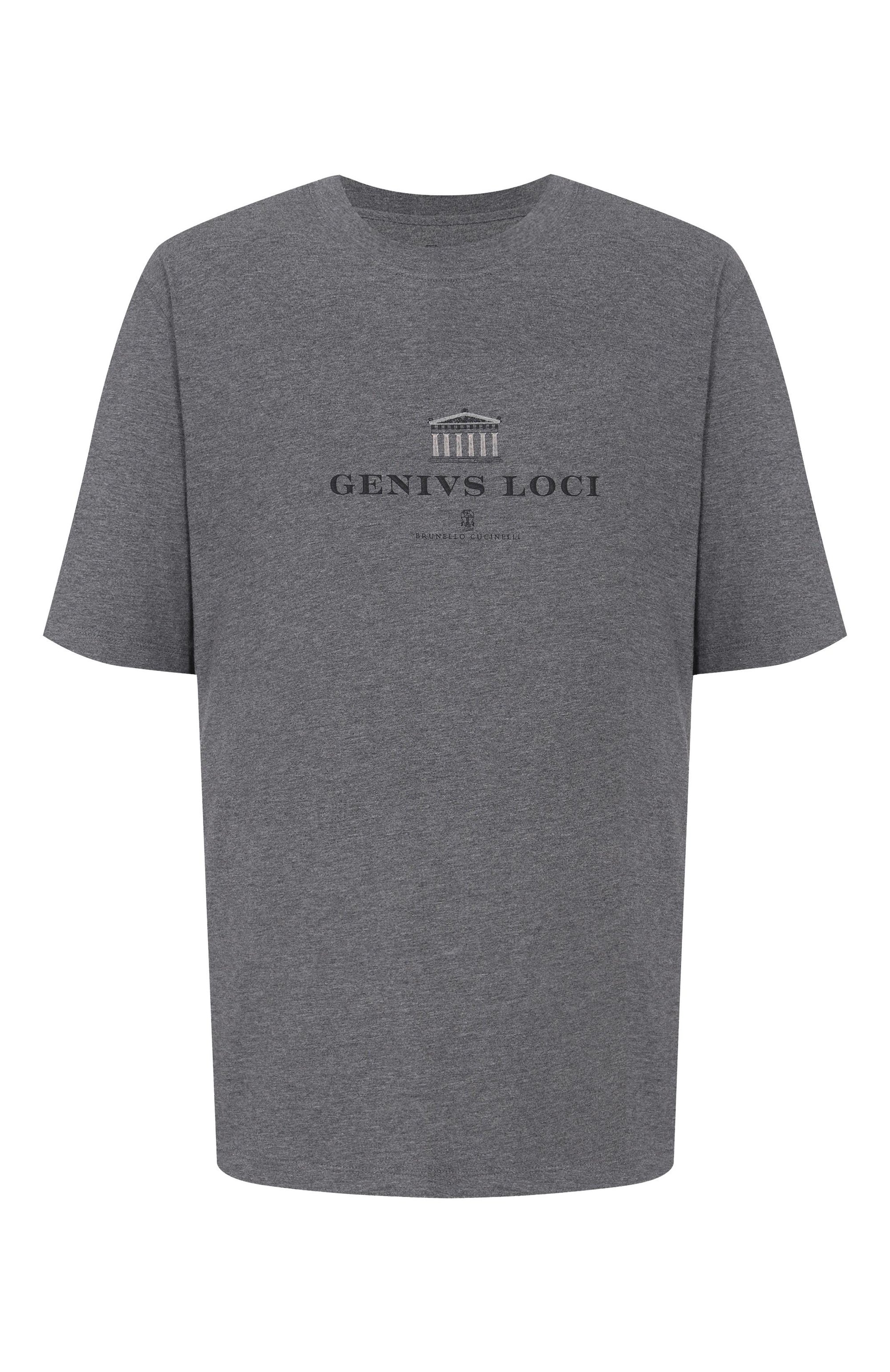 Хлопковая футболка BRUNELLO CUCINELLI, арт. M0B138520W, фото 1