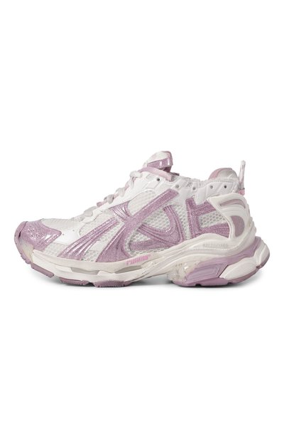 Комбинированные кроссовки runner BALENCIAGA розового цвета по цене 150000 руб., арт. 772767/WRNGF, фото 4 Комбинированные кроссовки runner BALENCIAGA, арт. 772767/WRNGF, фото 4