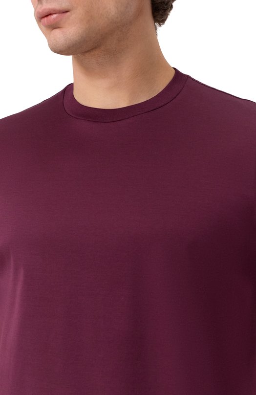 Хлопковая футболка MVST M26.CSM.K423/YAMU Бордовый  M26.CSM.K423/YAMU Фото 5