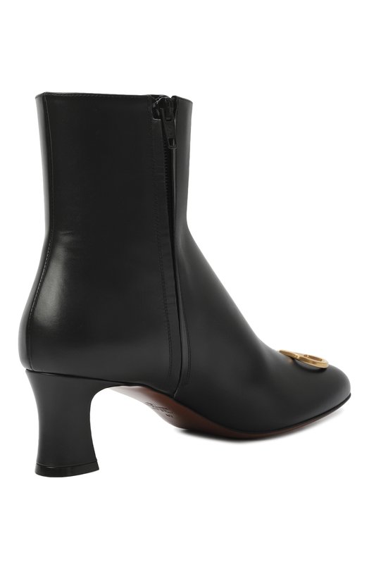 Кожаные ботильоны VLogo Signature 55 Valentino 7W2S0ML2/DSH Чёрный  7W2S0ML2/DSH Фото 5