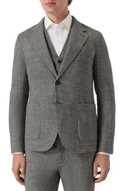 Хлопковый пиджак CIRCOLO 1901, арт. CN5022, фото 4