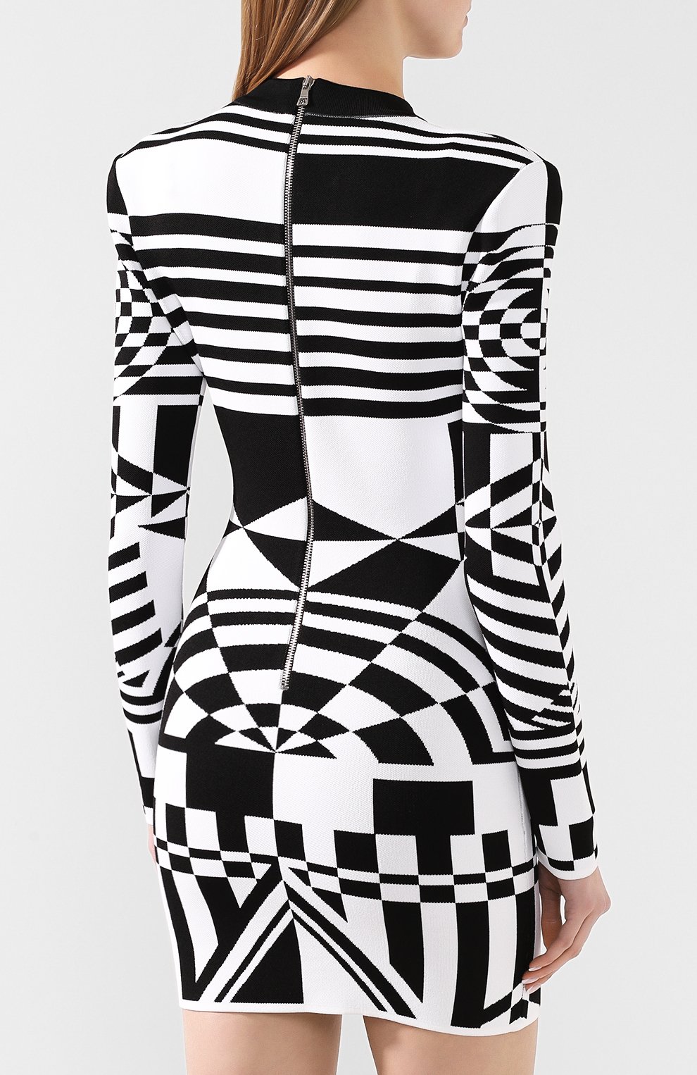 Платье из вискозы BALMAIN, арт. TF06231/K079, фото 4