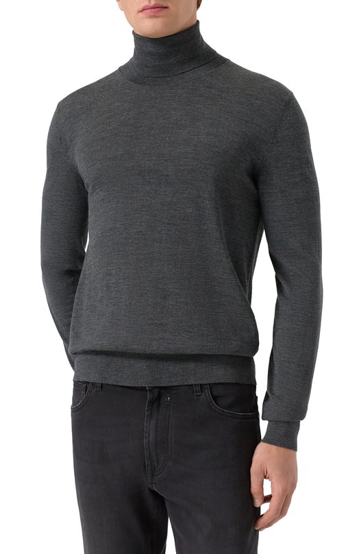 Шерстяная водолазка Dolce & Gabbana GXW05T/JCVZS Серый  GXW05T/JCVZS Фото 3