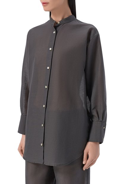 Рубашка изо льна и хлопка 120% LINO, арт. 33BLIW1PLL/000G494, фото 3