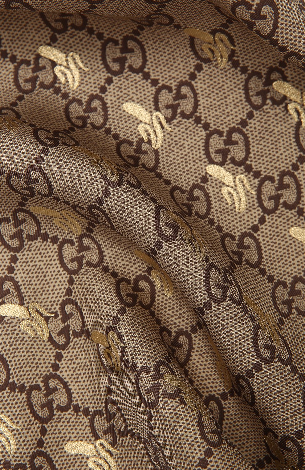Шелковый платок GUCCI зеленого цвета по цене 13800 руб., арт. 663710/4G001, фото 2 Шелковый платок GUCCI, арт. 663710/4G001, фото 2