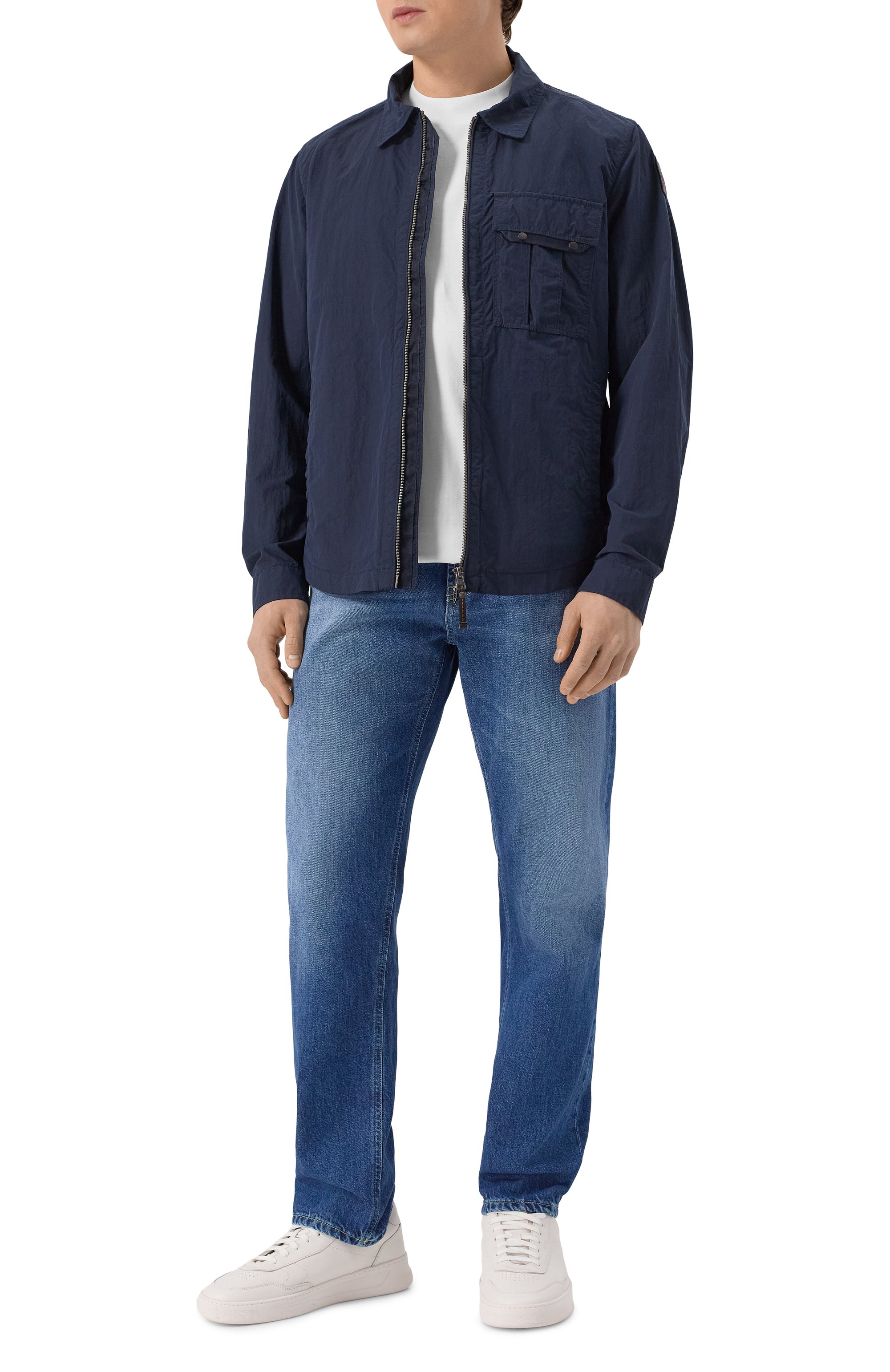 Хлопковая футболка HUGO белого цвета по цене 10500 руб., арт. 50542968, фото 2 Хлопковая футболка HUGO, арт. 50542968, фото 2