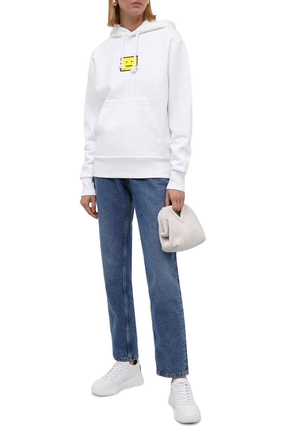 Хлопковое худи ACNE STUDIOS, арт. CI0073/W, фото 2