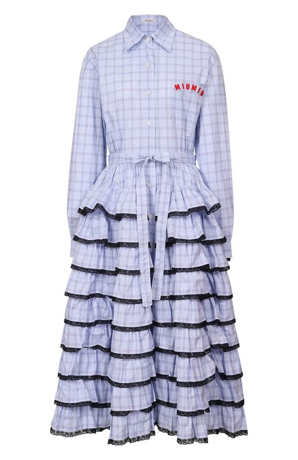 Женское хлопковое платье MIU MIU, арт. MF4084-1YJG-F0012