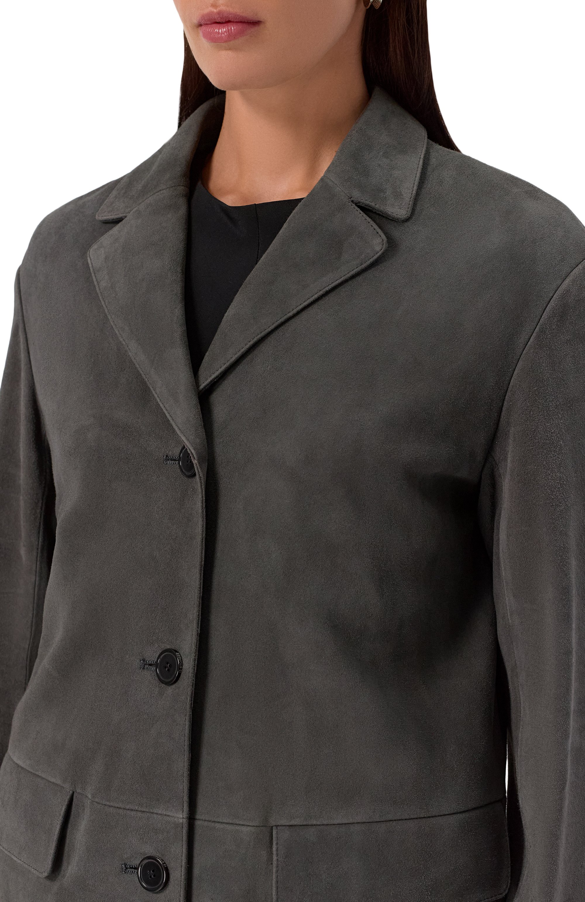 Замшевый жакет 12 STOREEZ, арт. 127349, фото 5