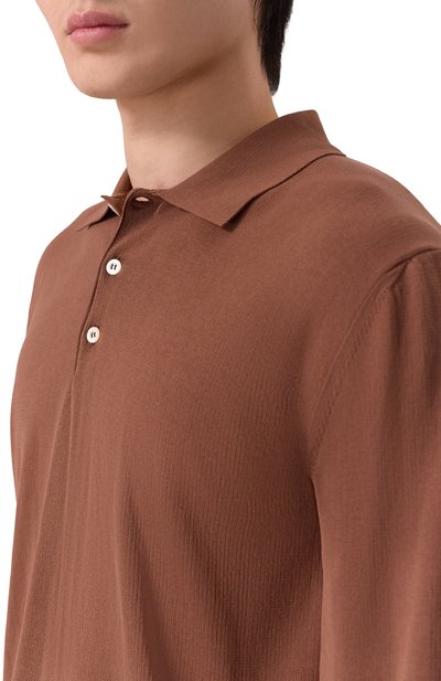 Хлопковое поло CANALI, арт. C0017/MK02459, фото 5