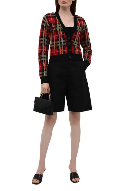 Шерстяной кардиган REDVALENTINO красного цвета по цене 55150 руб., арт. WR3KA02C/63C, фото 2 Шерстяной кардиган REDVALENTINO, арт. WR3KA02C/63C, фото 2
