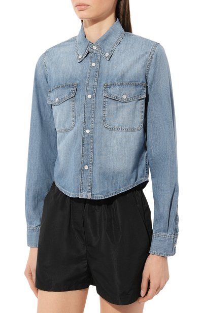 Джинсовая рубашка PINKO, арт. 100201-A0FP, фото 3