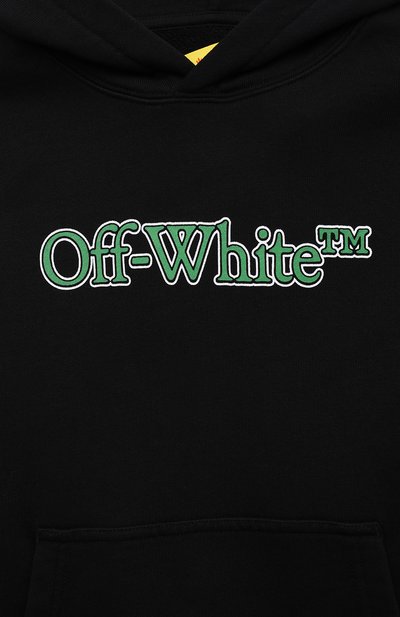 Хлопковое худи OFF-WHITE, арт. 0BBB001S24FLE003/4-10, фото 3