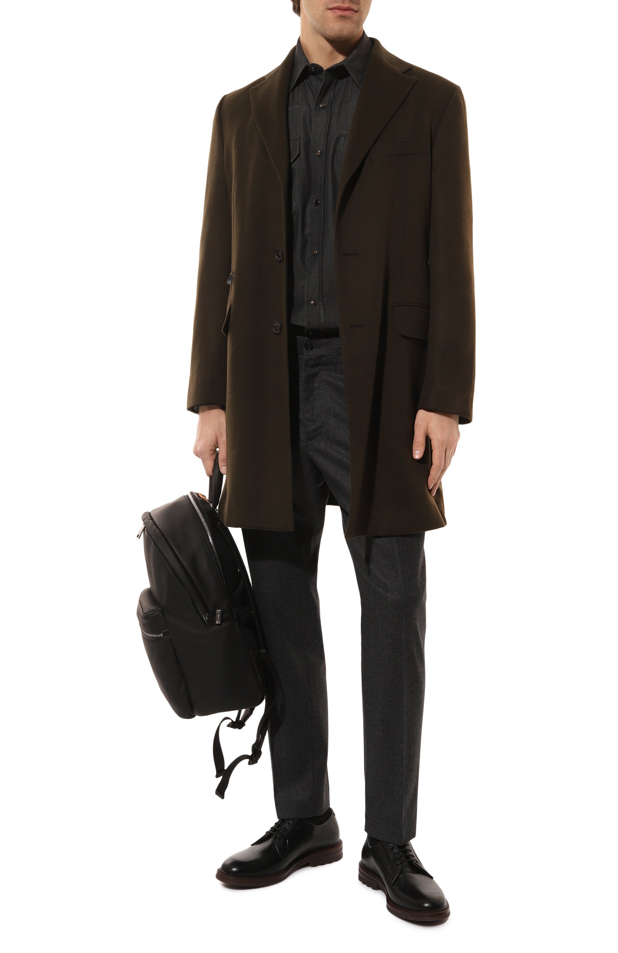 Кожаные дерби BRUNELLO CUCINELLI, арт. MZUNAIX810, фото 2