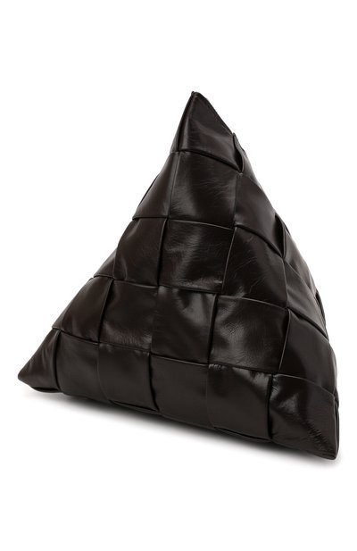 Кожаный клатч BOTTEGA VENETA темно-коричневого цвета по цене 79950 руб., арт. 667045/VCQ72, фото 4 Кожаный клатч BOTTEGA VENETA, арт. 667045/VCQ72, фото 4