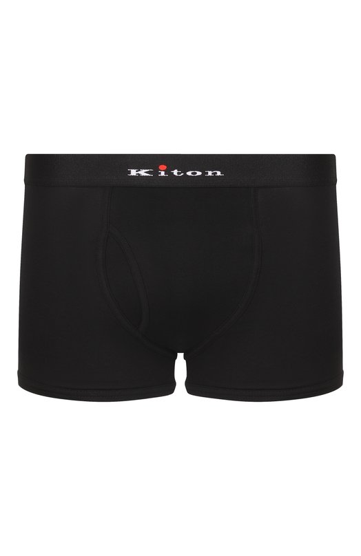 Хлопковые боксеры Kiton UNWBX16K0727H02 Чёрный UNWBX16K0727H02