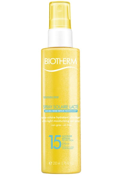 Легкий увлажняющий солнцезащитный спрей для лица и тела с spf15 (200ml) BIOTHERM, арт. 3614270201660, фото 1
