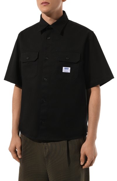 Хлопковая рубашка HUGO BLUE, арт. 50517871, фото 3