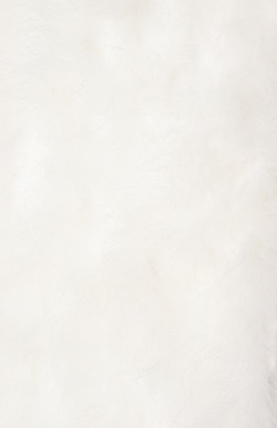 Шарф с отделкой перьями N21 белого цвета по цене 79150 руб., арт. 6902/6805, фото 3 Шарф с отделкой перьями N21, арт. 6902/6805, фото 3