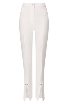 Женские брюки из вискозы MUGLER молочного цвета, арт. 25P1PA0440470 | Фото 1 (Материал внешний: Вискоза; Силуэт Ж (брюки и джинсы): Расклешенные; Кросс-КТ: костюм; Случай: Формальный; Женское Кросс-КТ: Брюки-одежда; Стили: Классический; Длина (брюки, джинсы): Стандартные)