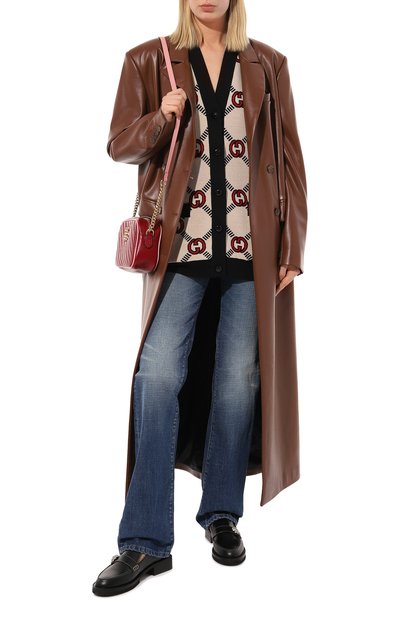 Шерстяной кардиган GUCCI кремового цвета по цене 285120 руб., арт. 678308 XKB7T, фото 2 Шерстяной кардиган GUCCI, арт. 678308 XKB7T, фото 2