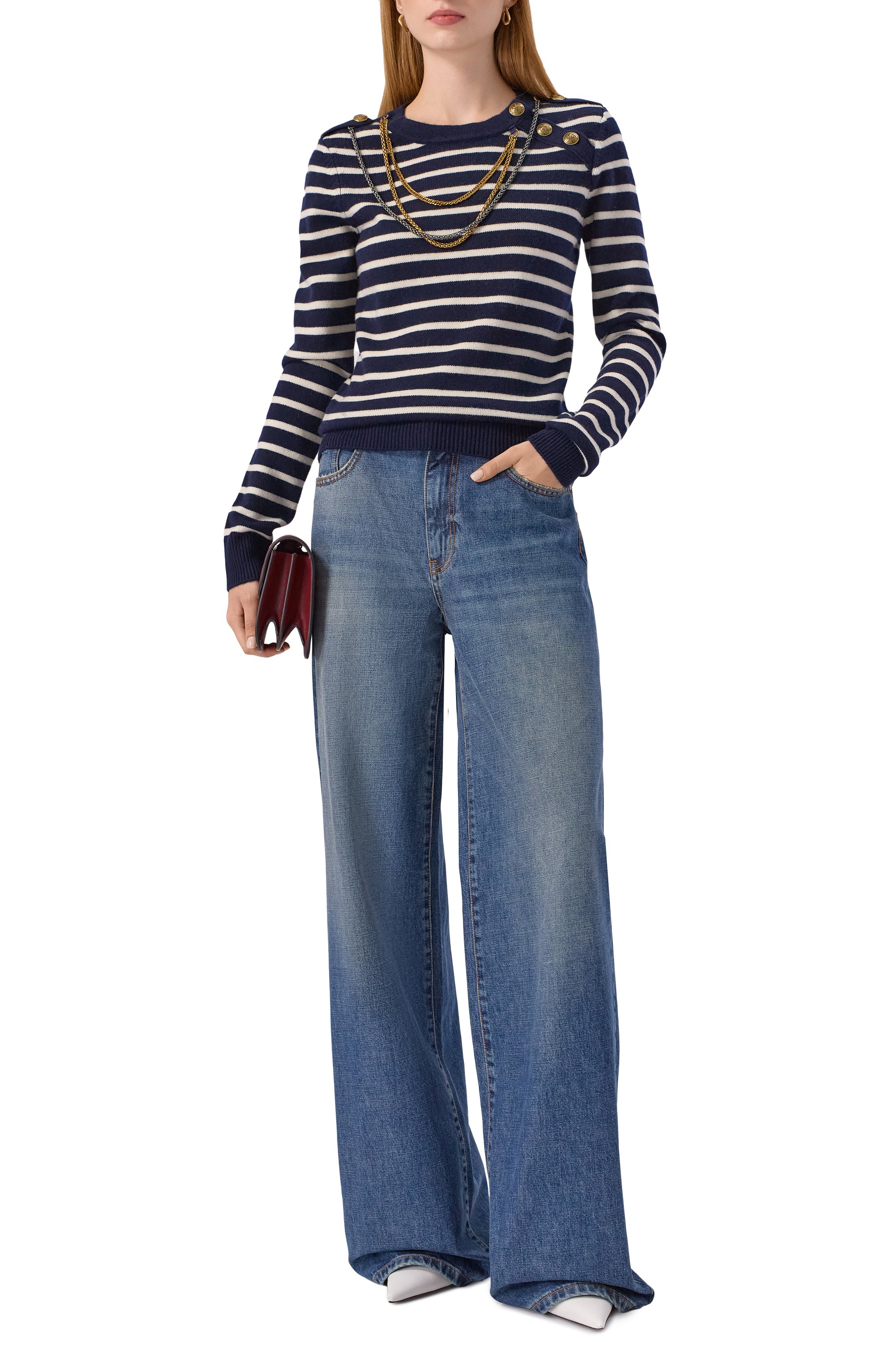 Шерстяной пуловер THE KOOPLES, арт. FPUL29007K, фото 2