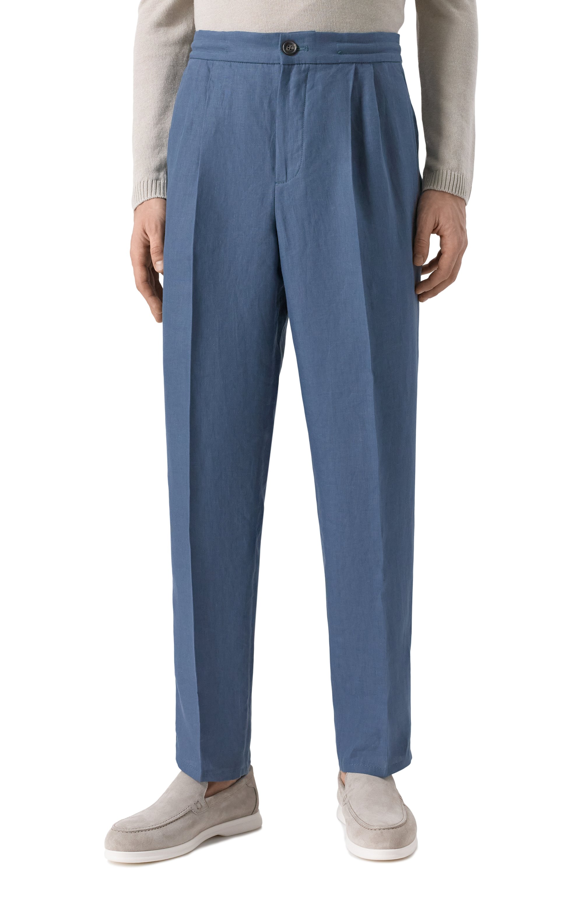 Льняные брюки BRUNELLO CUCINELLI, арт. MP420E1620, фото 3