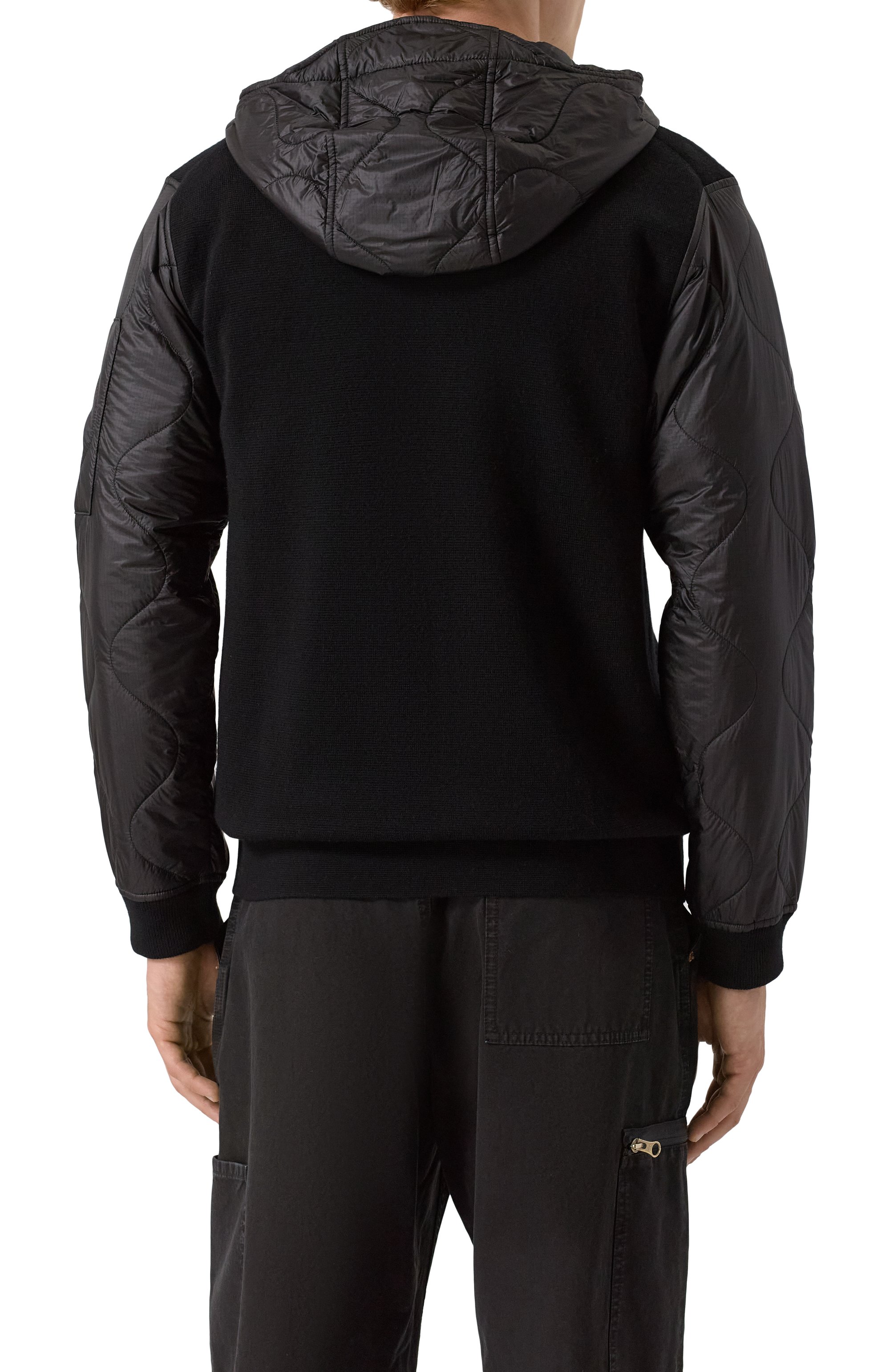 Комбинированная толстовка C.P. COMPANY, арт. 19CMKN062A006390M, фото 4