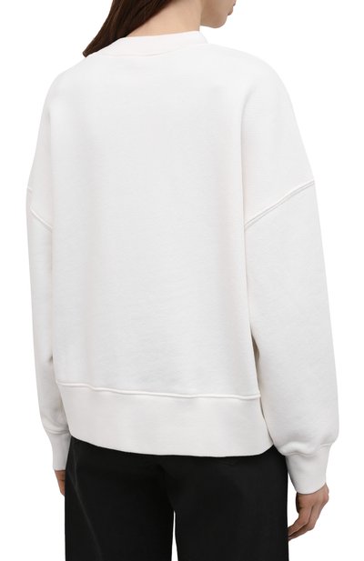 Хлопковый свитшот PALM ANGELS белого цвета по цене 65850 руб., арт. PWBA017S21FLE0040401, фото 4 Хлопковый свитшот PALM ANGELS, арт. PWBA017S21FLE0040401, фото 4