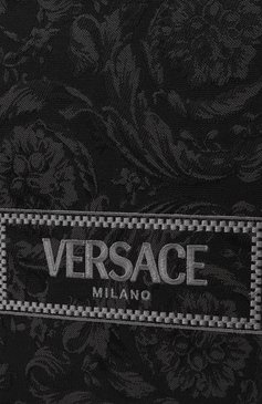 Мужская сумка-тоут barocco athena large VERSACE черного цвета, арт. 1013152/1A09741 | Фото 3 (Драгоценные камни: Проставлено; Размер: large; Материал сплава: Проставлено; Материал: Текстиль)