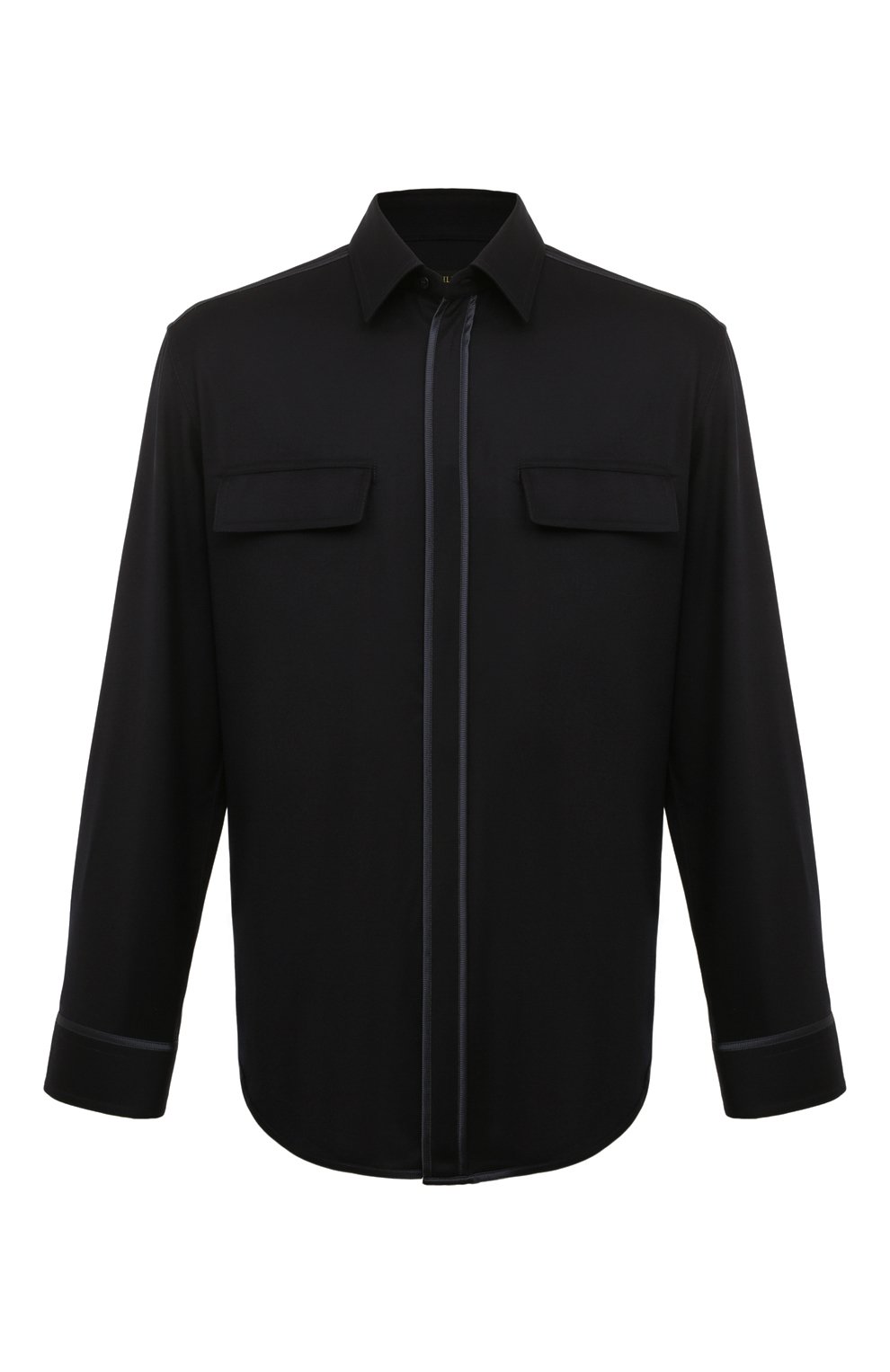 Рубашка из шерсти и шелка ZILLI, арт. SP0H01M024591001A, фото 1