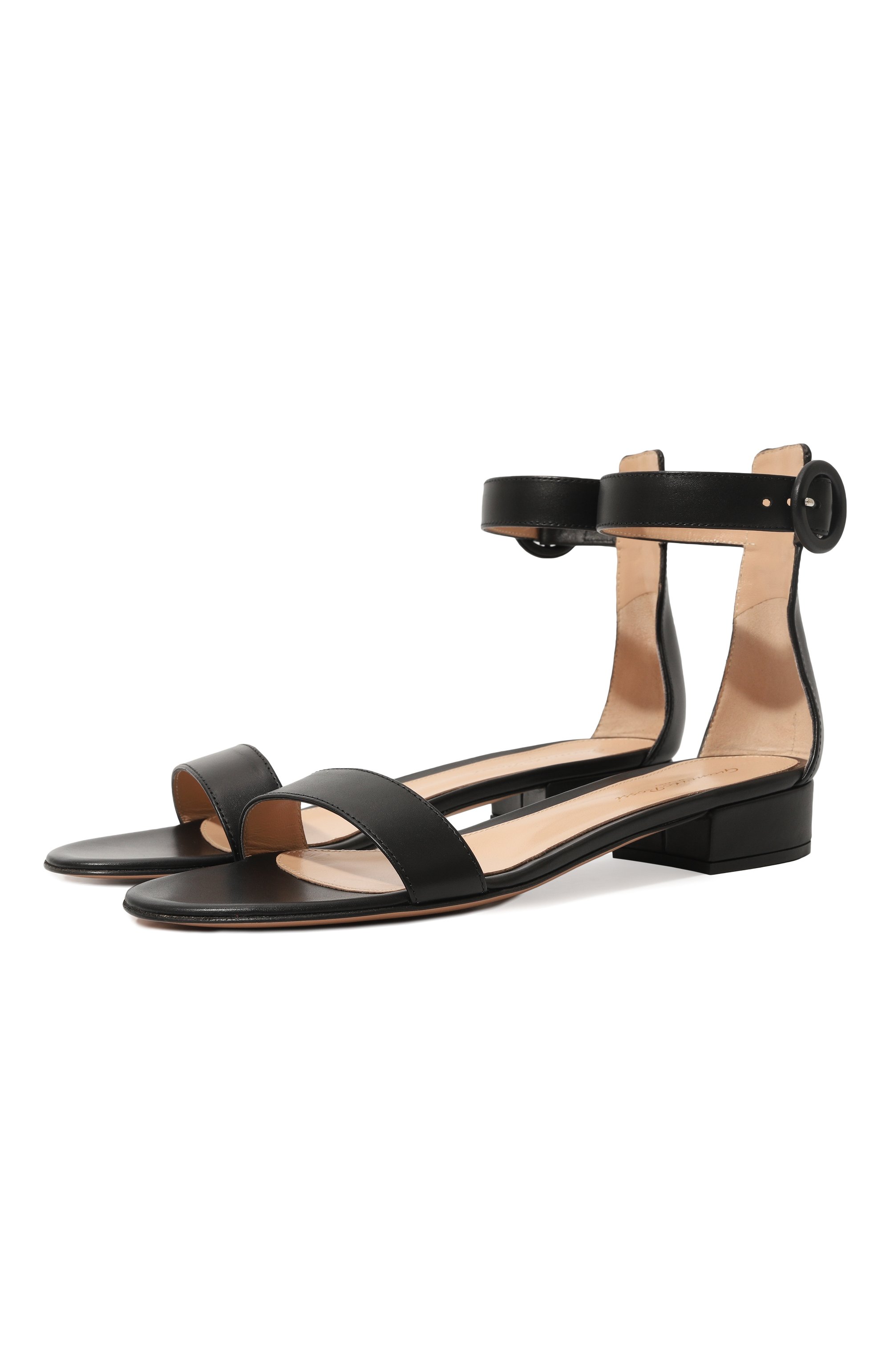 Кожаные сандалии portofino GIANVITO ROSSI, арт. G60354.20RIC.VITNER0, фото 1