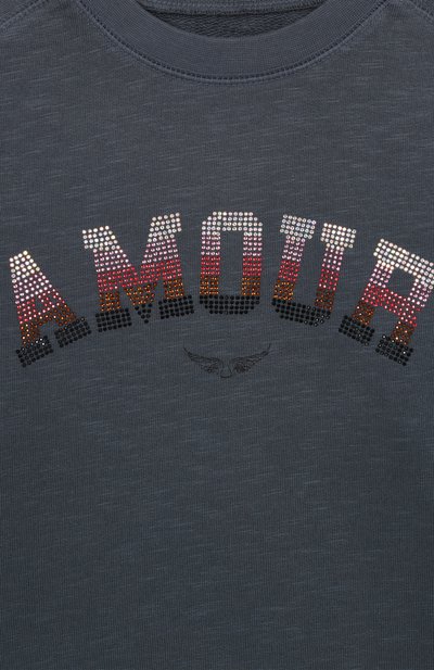 Хлопковый свитшот ZADIG AND VOLTAIRE, арт. X60323, фото 3