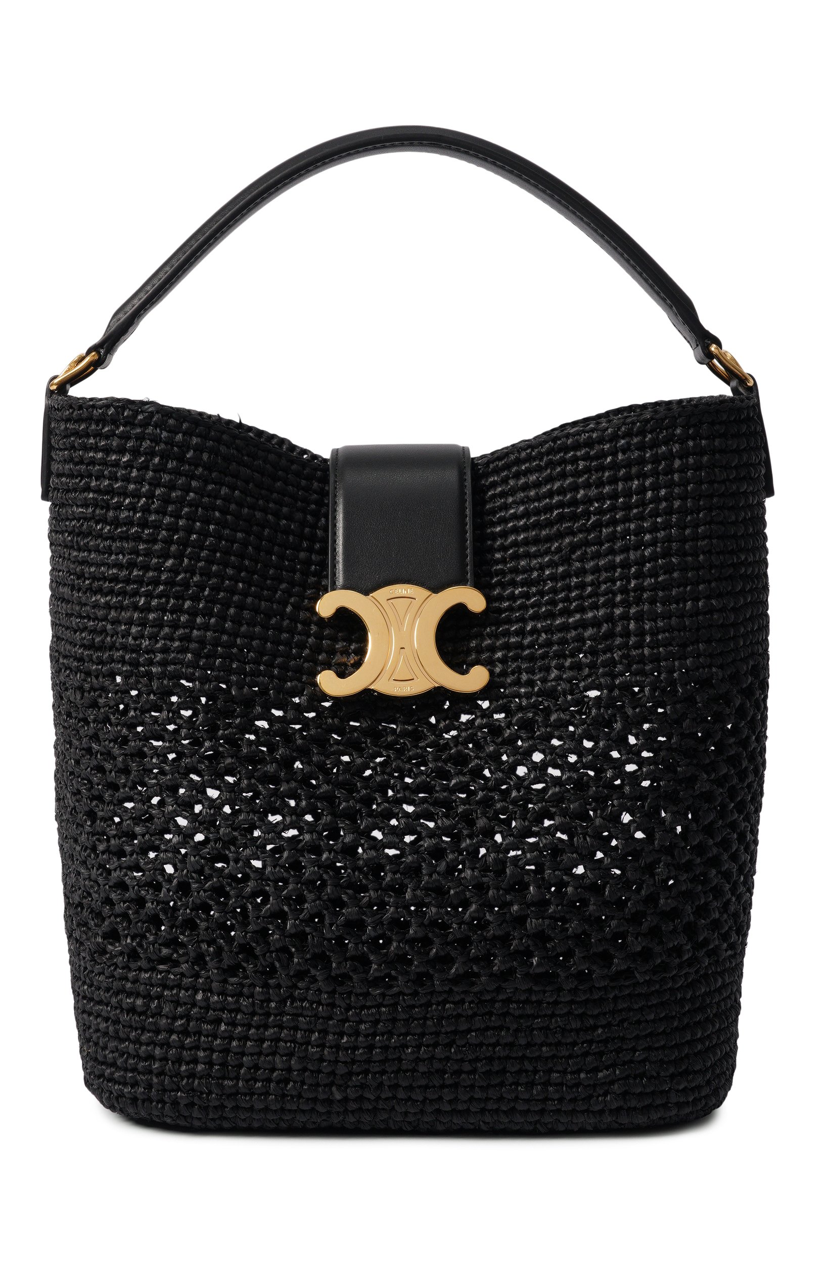 Сумка louise medium CELINE черного цвета по цене 424000 руб., арт. 12315/2GUJ, фото 1 Сумка louise medium CELINE, арт. 12315/2GUJ, фото 1
