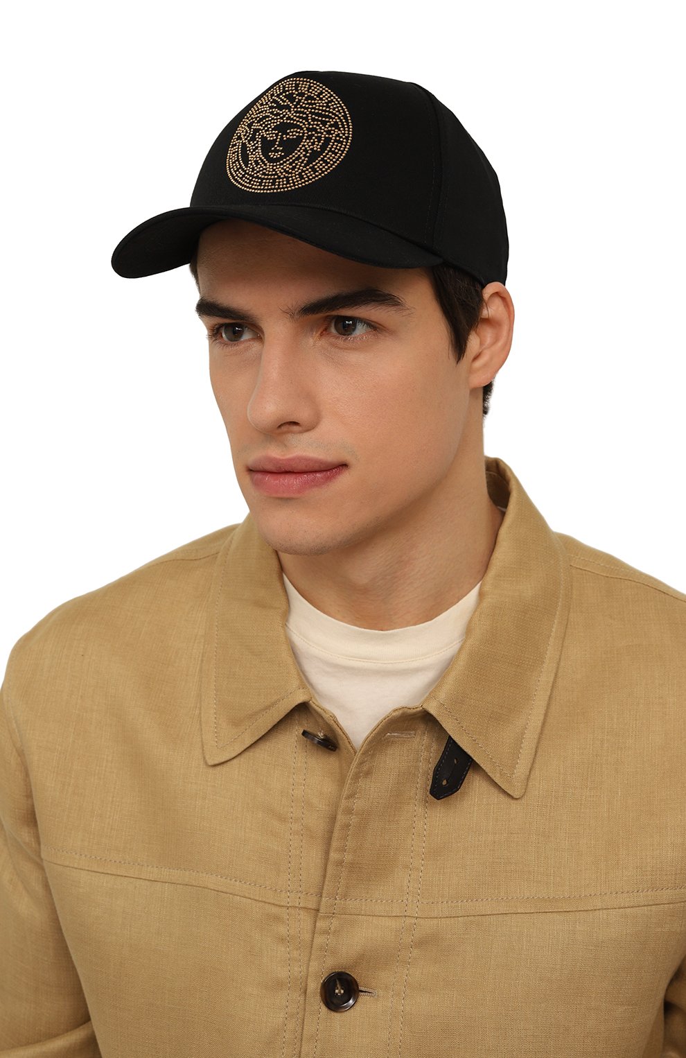 Хлопковая бейсболка VERSACE, арт. 1001590/1A07874, фото 2