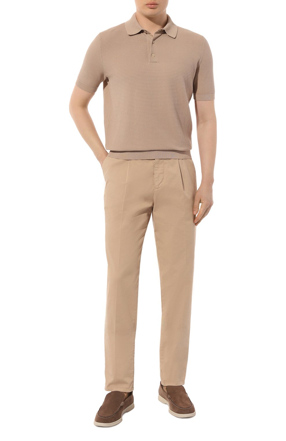 Хлопковые брюки BRUNELLO CUCINELLI, арт. M289LE1450, фото 2