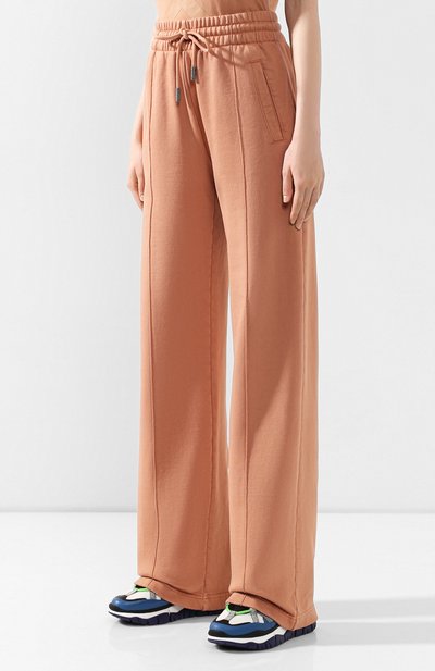 Хлопковые брюки OFF-WHITE розового цвета по цене 65450 руб., арт. 0WCH005E19F290970303, фото 3 Хлопковые брюки OFF-WHITE, арт. 0WCH005E19F290970303, фото 3