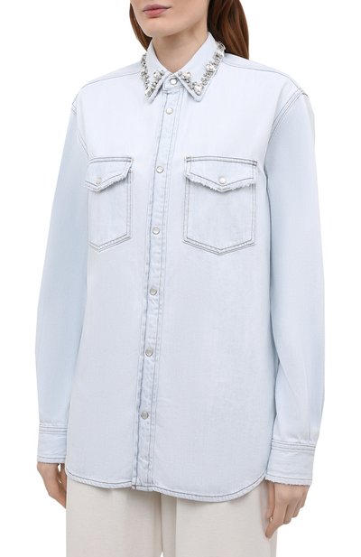 Джинсовая рубашка GOLDEN GOOSE DELUXE BRAND, арт. GWP00589.P000408, фото 3