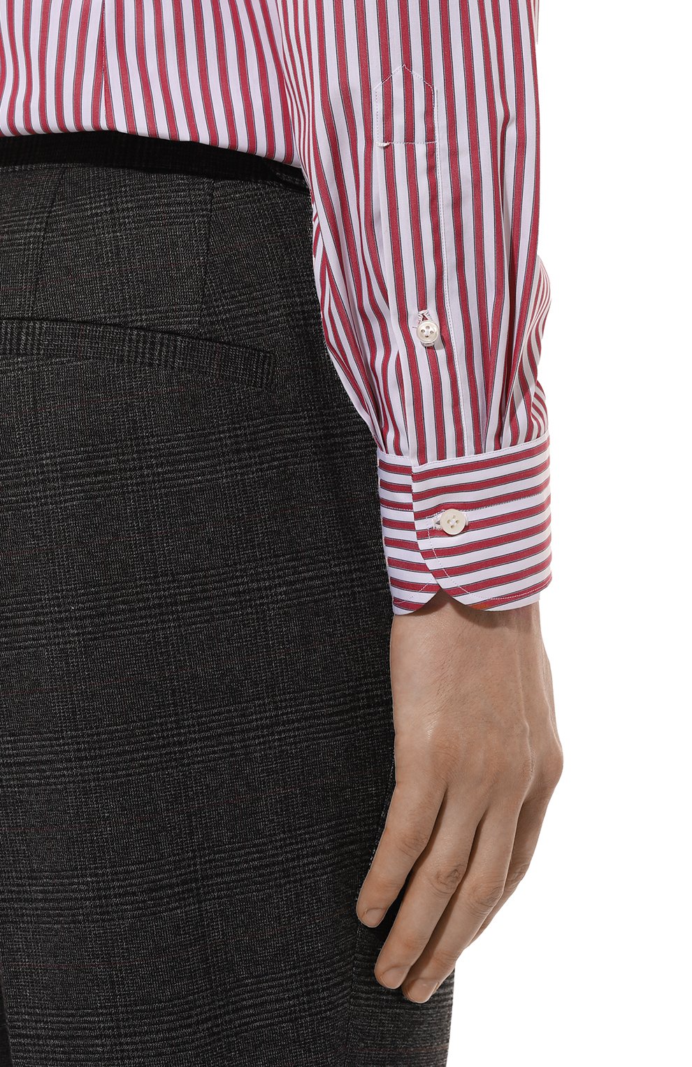 Хлопковая сорочка LUIGI BORRELLI, арт. SR3714, фото 6