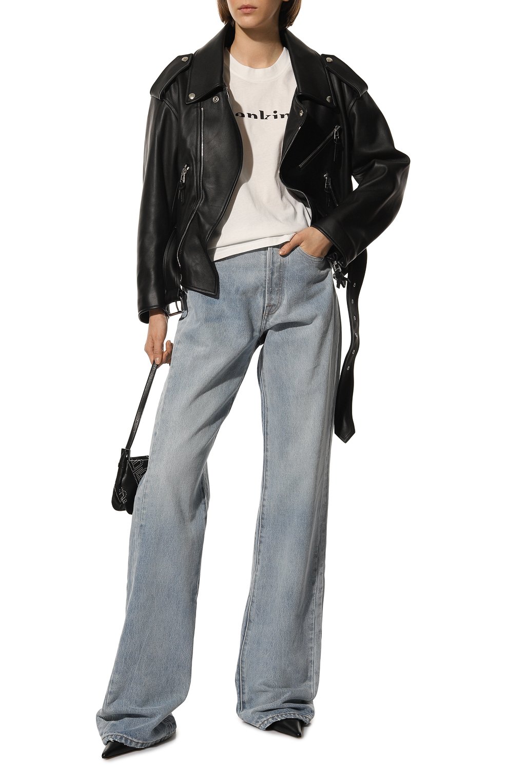 Хлопковая футболка 7 FOR ALL MANKIND, арт. JSLL97000W, фото 2