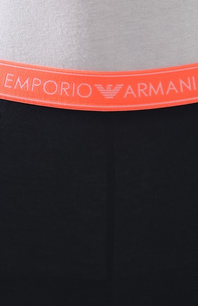 Хлопковые легинсы EMPORIO ARMANI темно-синего цвета по цене 8995 руб., арт. 164162/9P317, фото 5 Хлопковые легинсы EMPORIO ARMANI, арт. 164162/9P317, фото 5