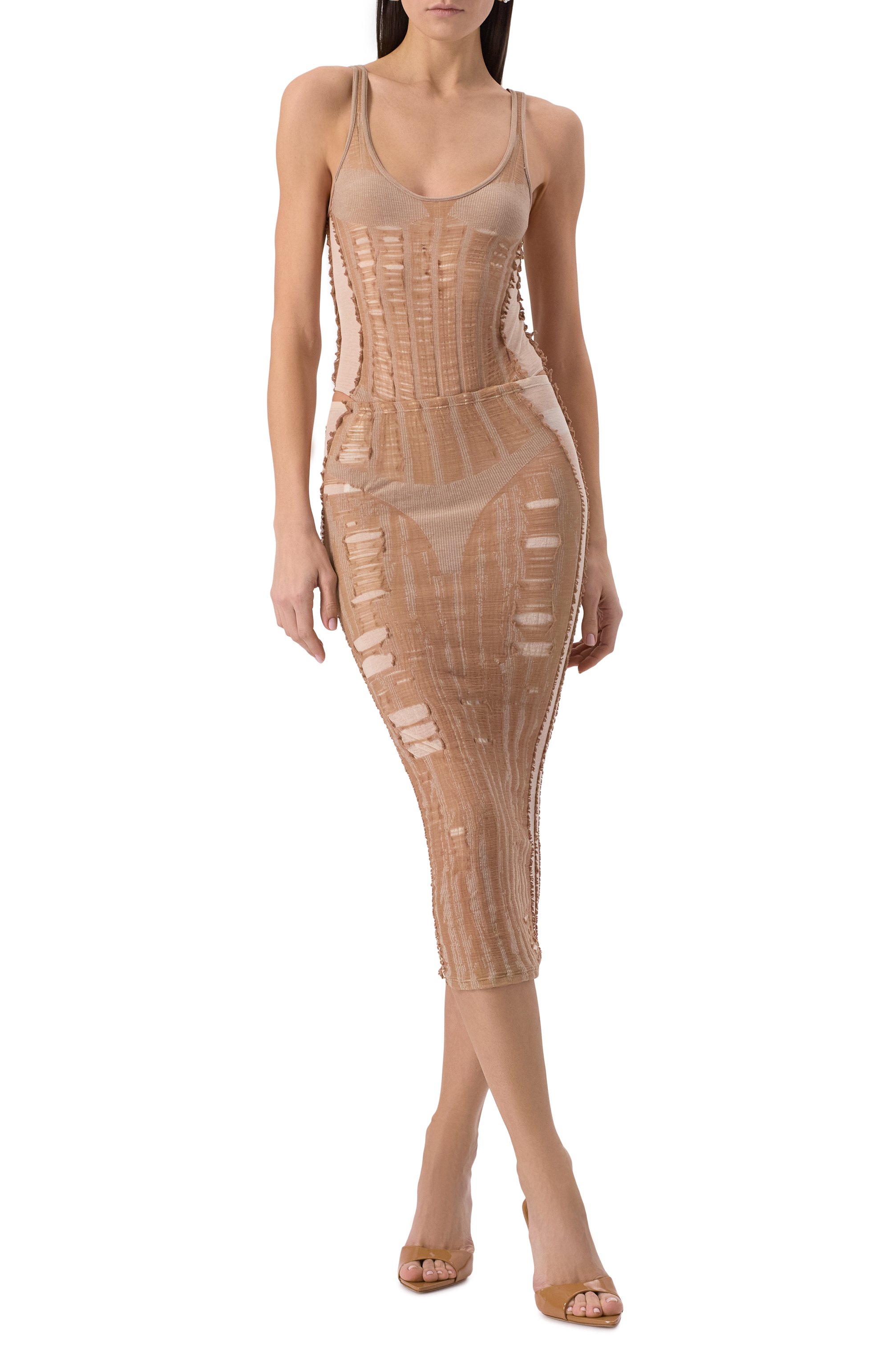 Хлопковая юбка DIESEL, арт. A19220/0BJBI, фото 2